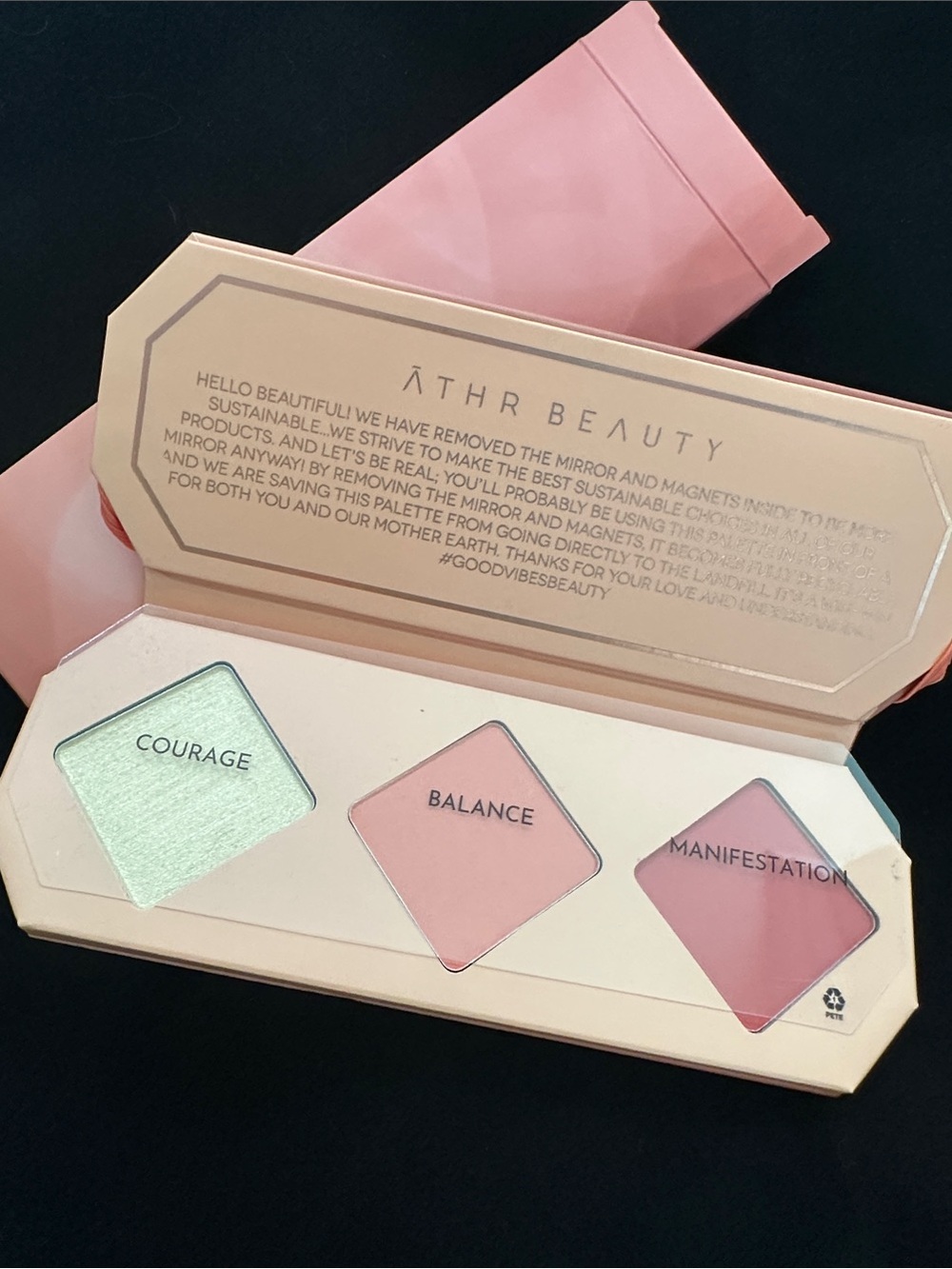 ATHR BEAUTY Crystal Charged Palette - Amber - Brand New